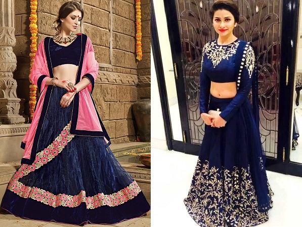 Beautiful Blue Color Lehenga choli For Wedding – Joshindia