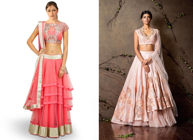 Layered Lehenga Gown