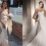 Mermaid Style Strapless Gown