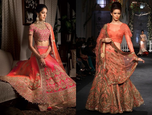 Stoned Bordered Lehenga