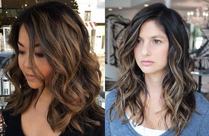 Wavy Balayage Hairstyle