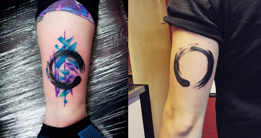 Tattoos For  Enso Tattoo Shoulder  Circle tattoos Circle tattoo Circle  tattoo design