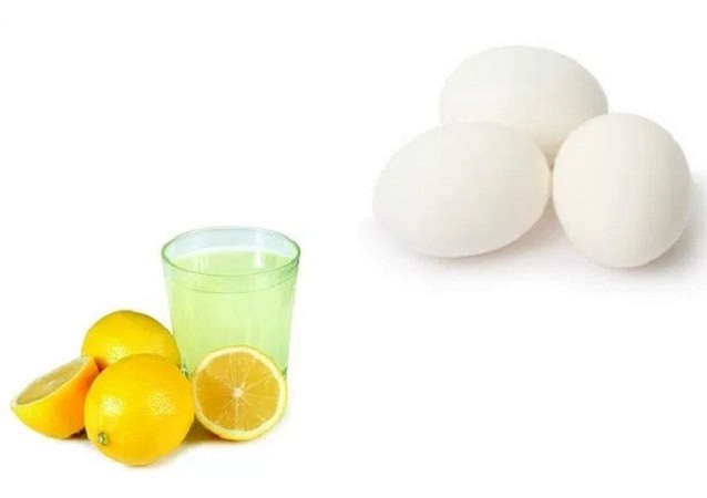 Egg and Lemon Juice Hair Mask