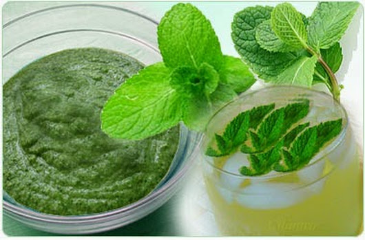 Peppermint for dark circles