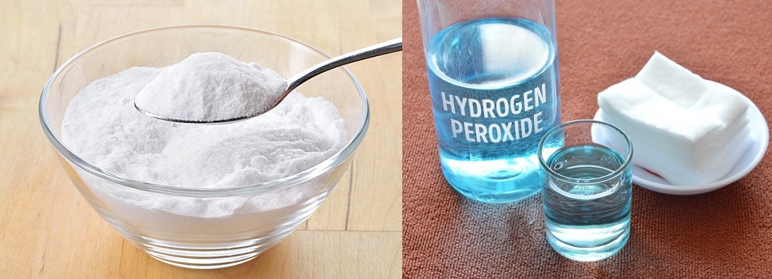 Baking powder and Hydrogen Peroxide for Teeth