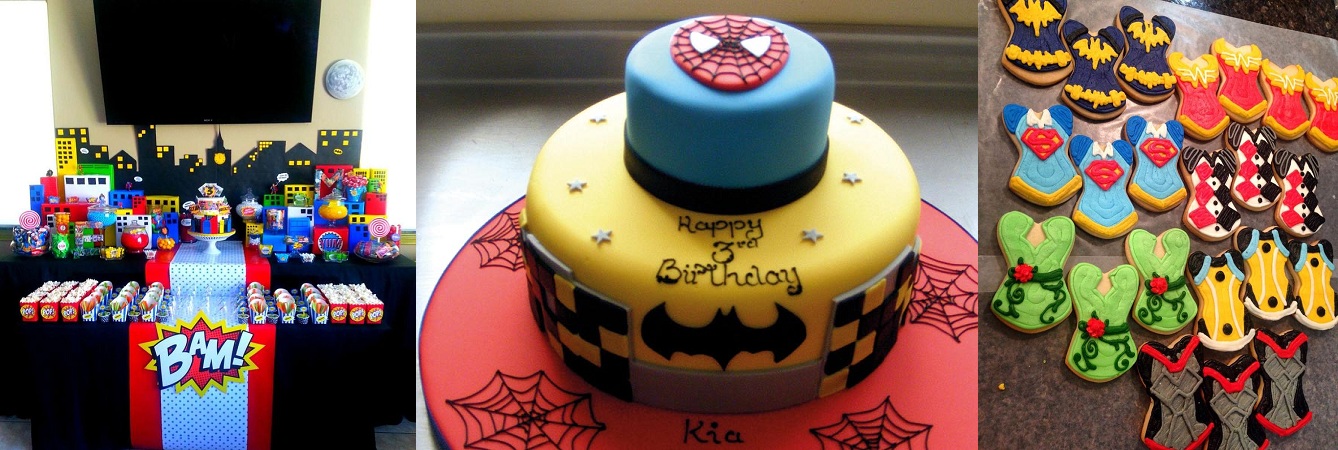 DC Comic Themed Birthday Party Celebration