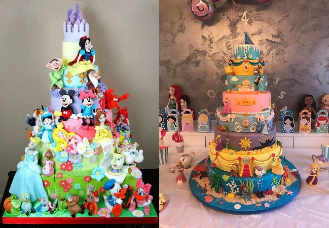 Disney Theme Birthday Cake