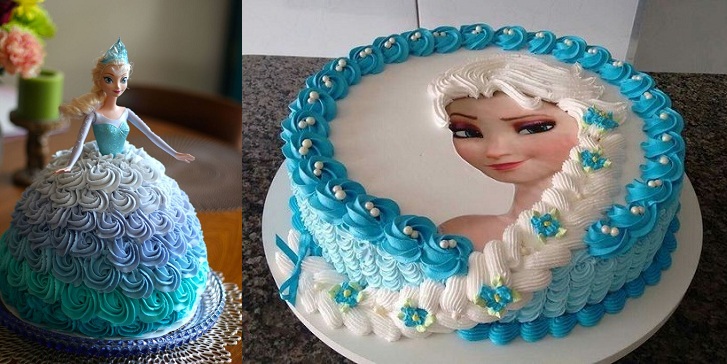 Frozen Frenzy Princess Elsa Cake