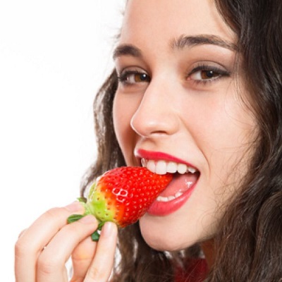 Strawberries for teeth