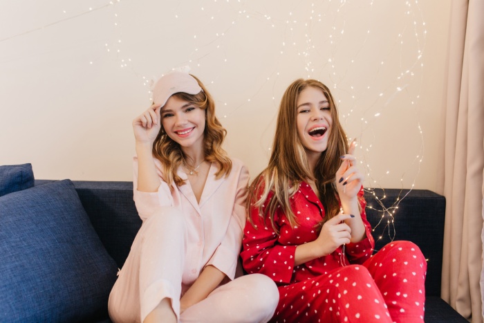 stylish PJs for a sleepover 