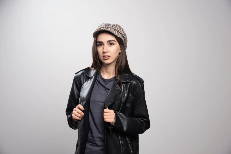 Give it some texture with jacket and cap