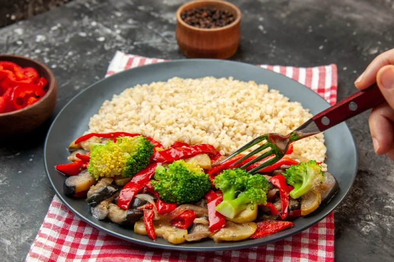 Quinoa and Roasted Veggie Bowl