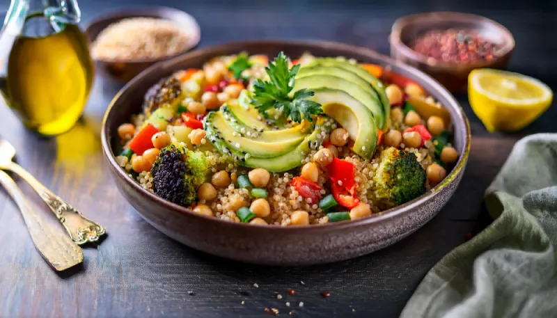 Roasted Vegetable and Quinoa Salad